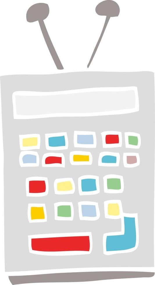 flat color style cartoon scientific instrument vector