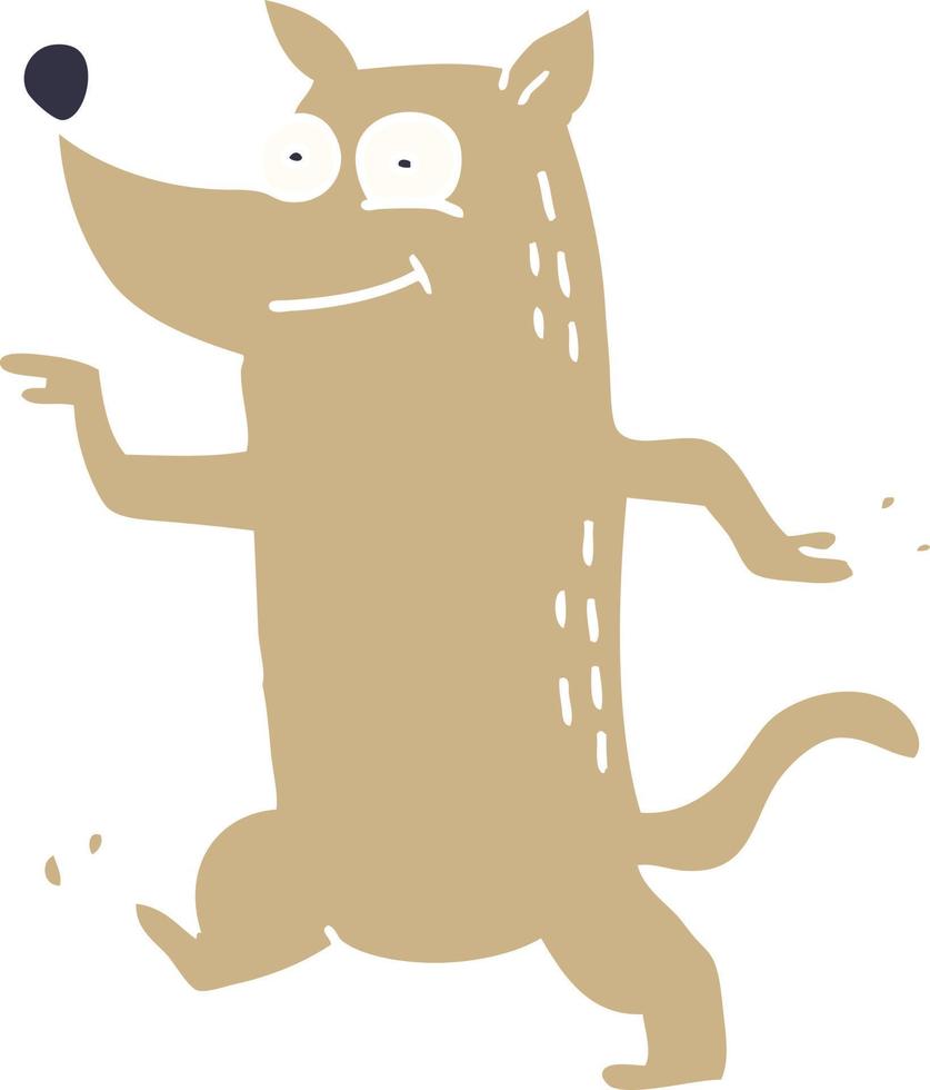cartoon doodle funny dog vector