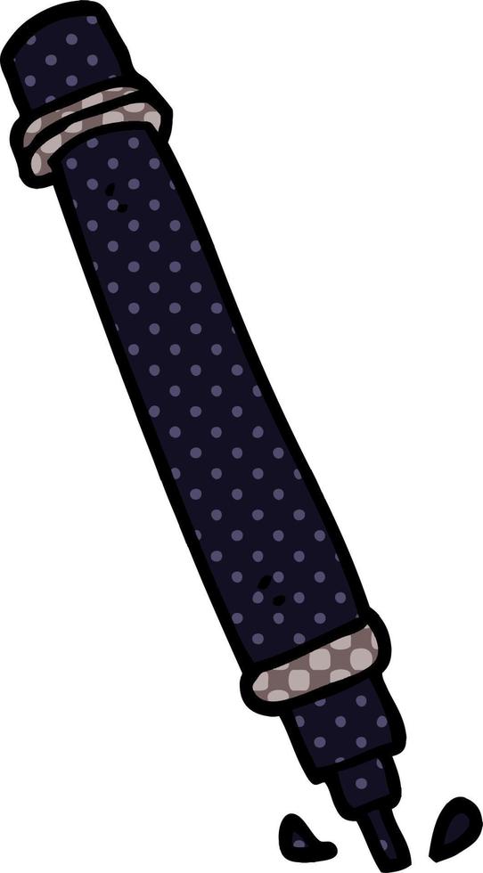 cartoon doodle marker pen vector