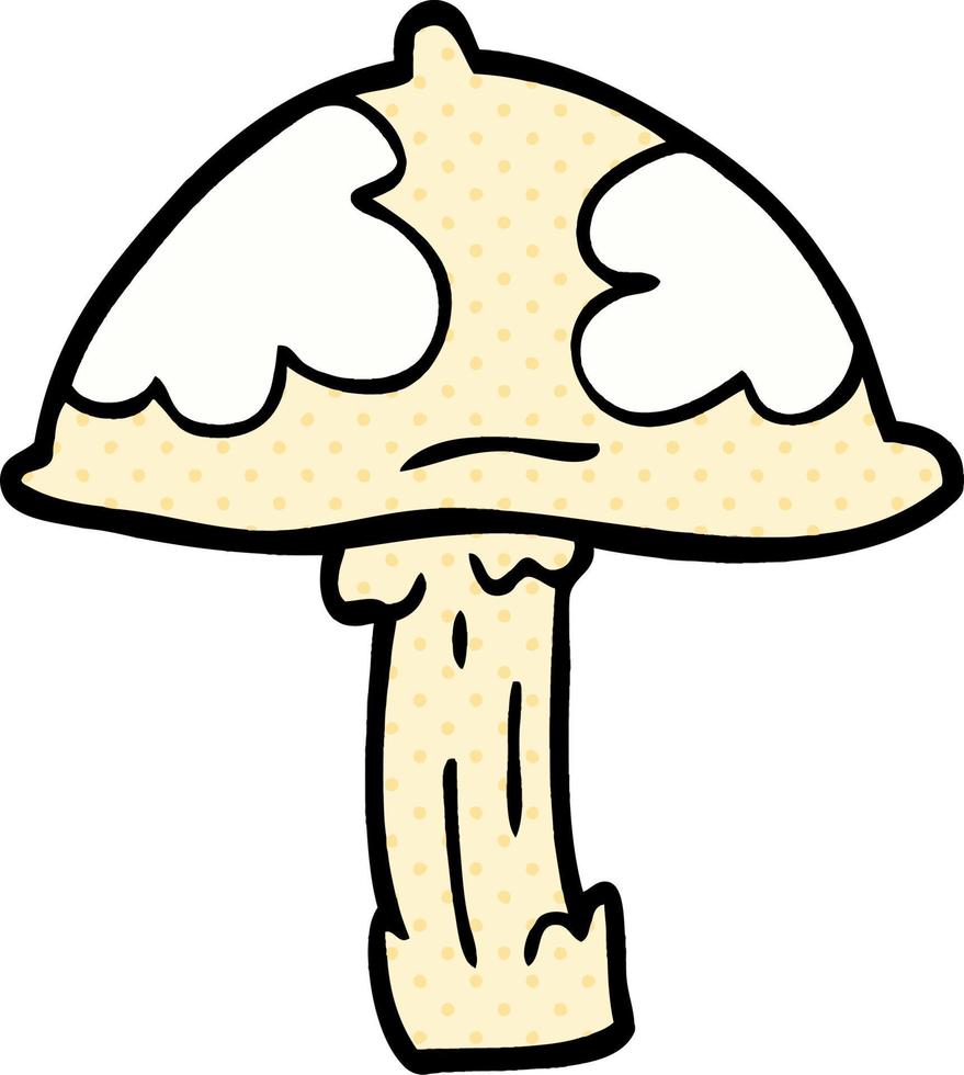 cartoon doodle wild mushroom 12145057 Vector Art at Vecteezy