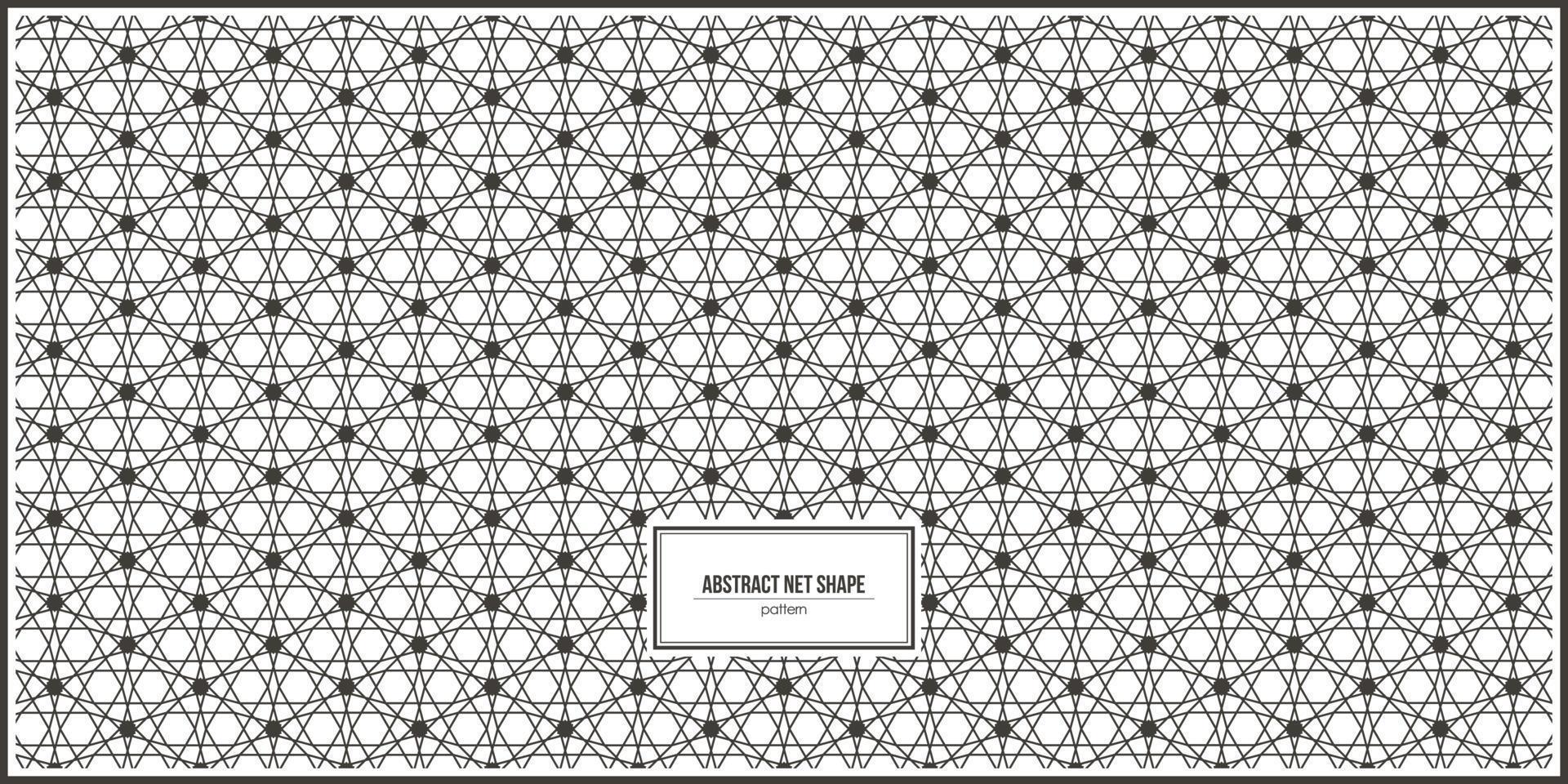 unique abstract net shape pattern vector