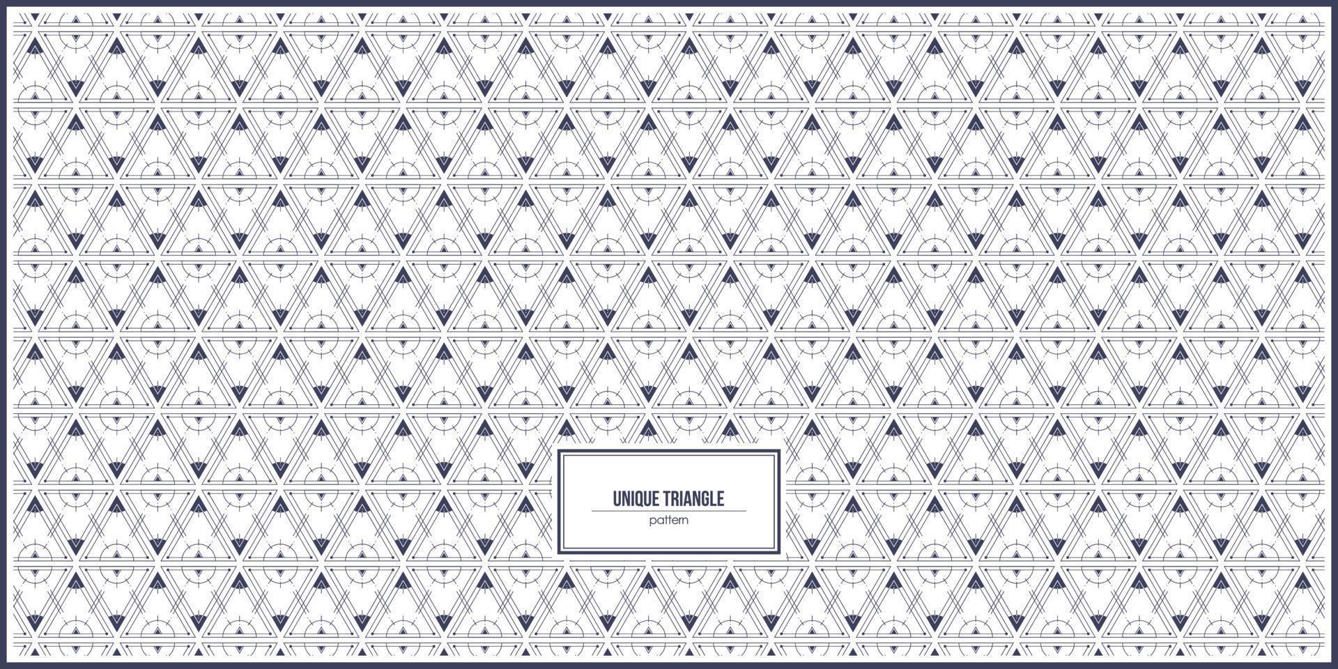 unique abstract triangle shape pattern vector