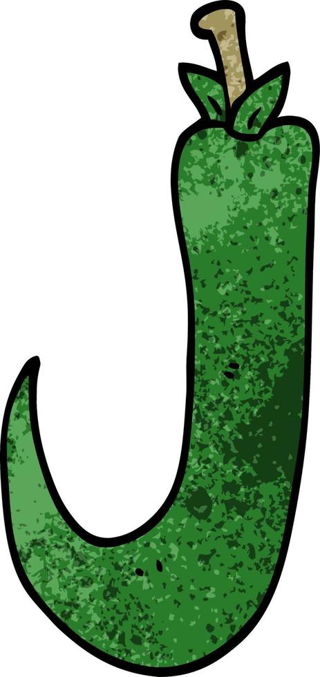 cartoon doodle chilli pepper vector