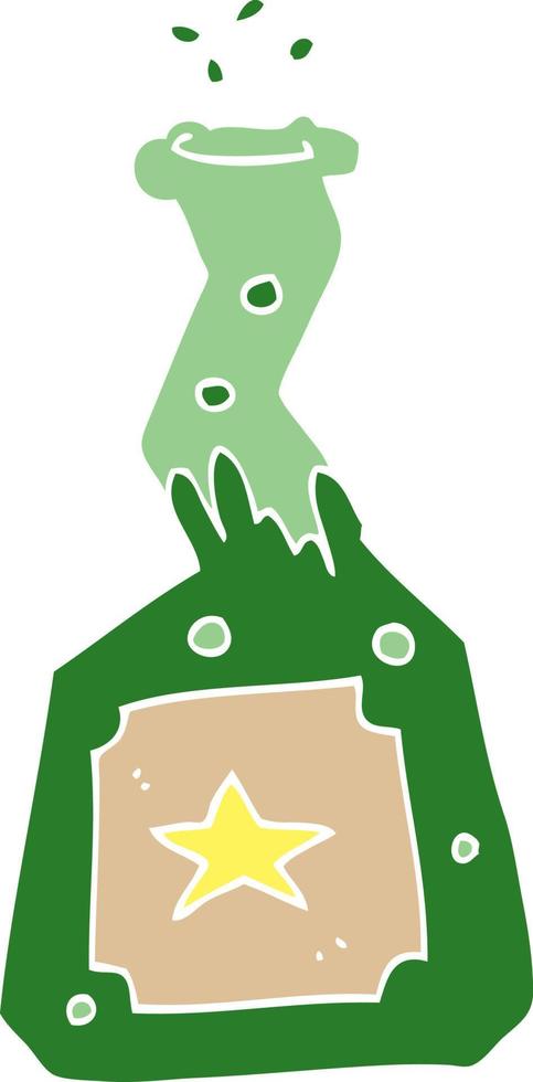 cartoon doodle experiment potions vector