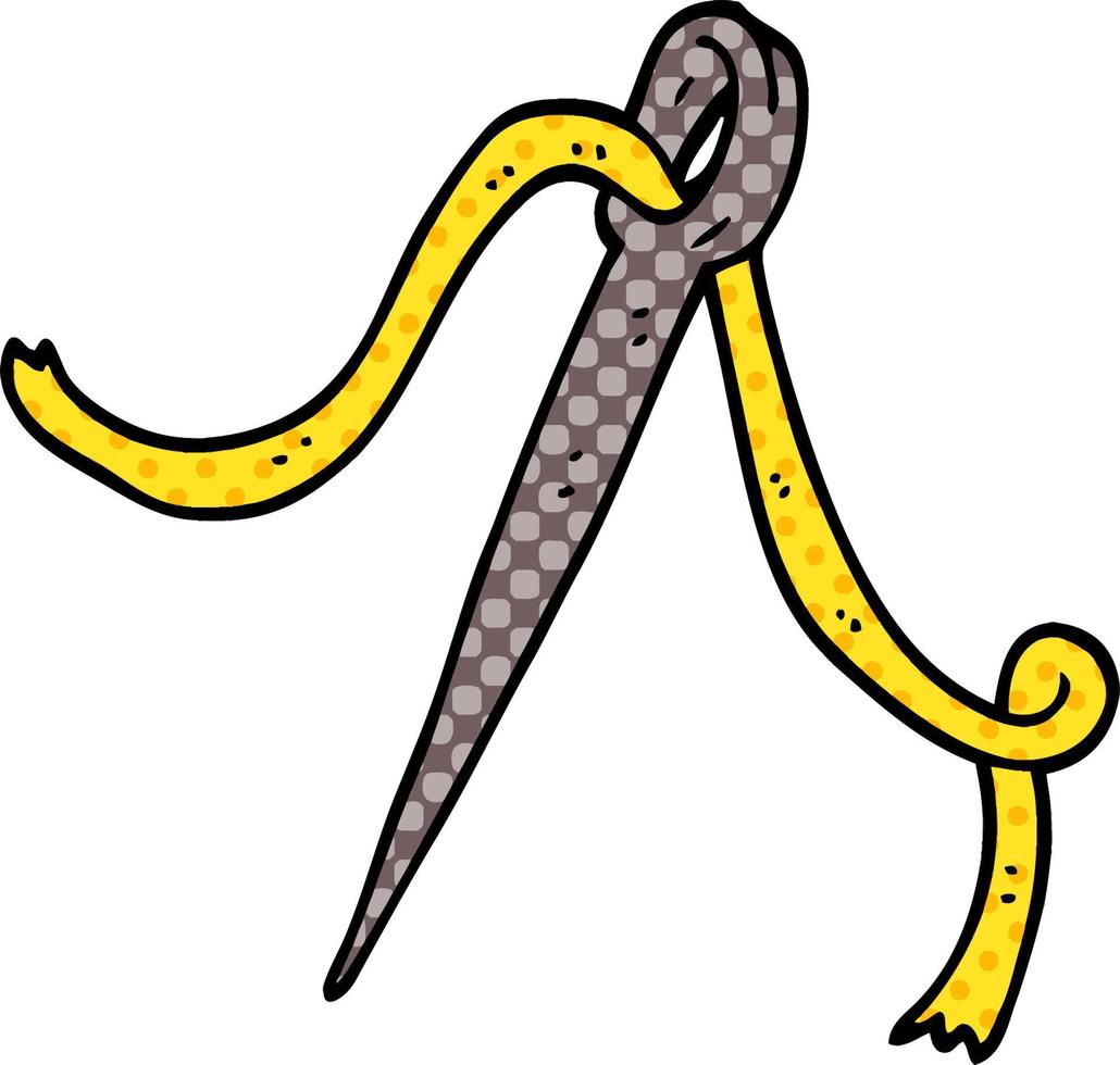 cartoon doodle needle and thread 12145859 Vector Art at Vecteezy