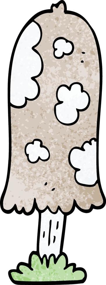 cartoon doodle mushroom vector