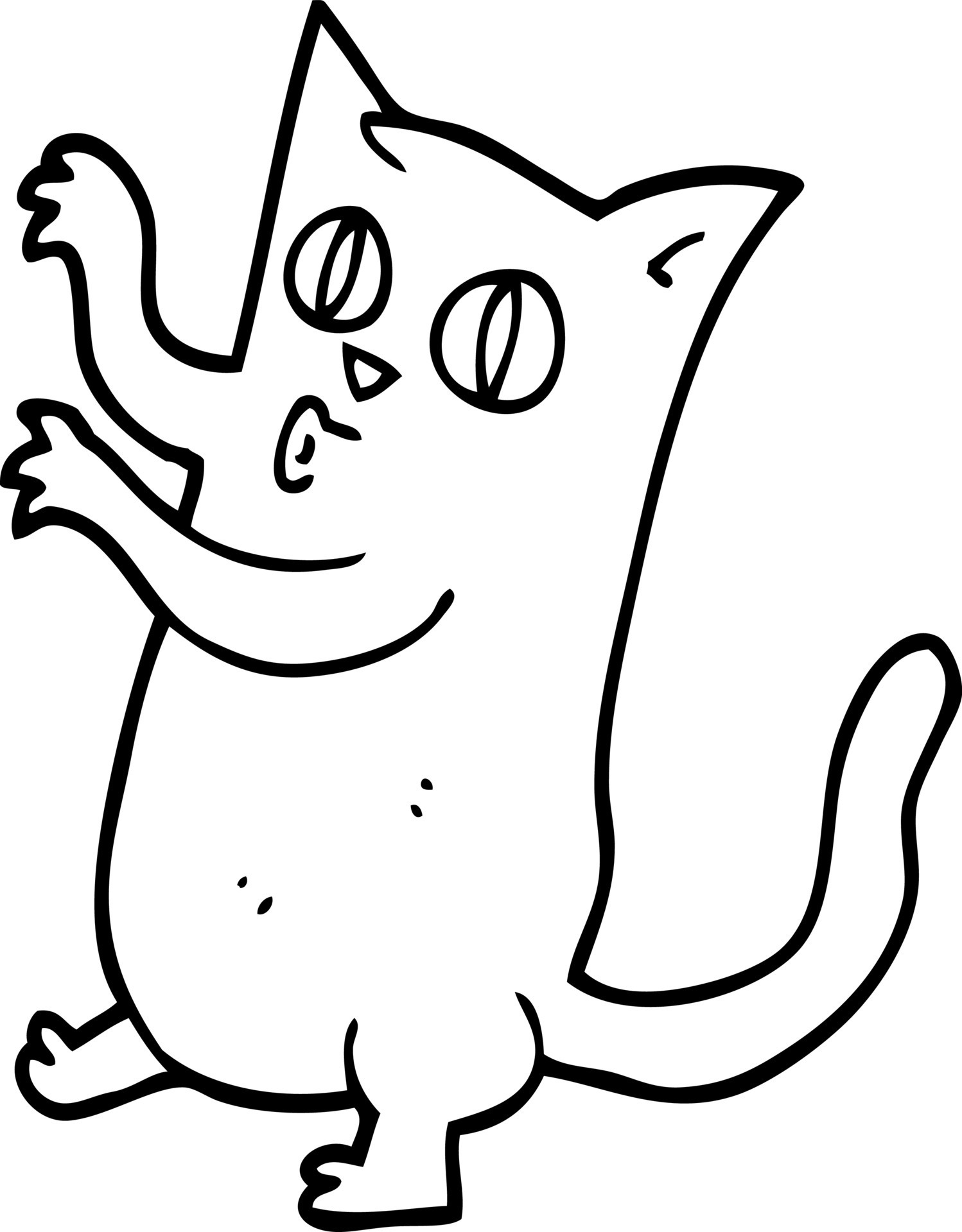 Line Drawing Cartoon Spooky Black Cat 12145964 Vector Art At Vecteezy line-drawing-cartoon-spooky-black-cat-12145964-vector-art-at-vecteezy
