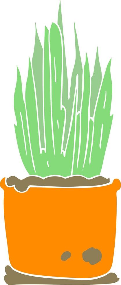 planta de casa de dibujos animados de estilo de color plano vector