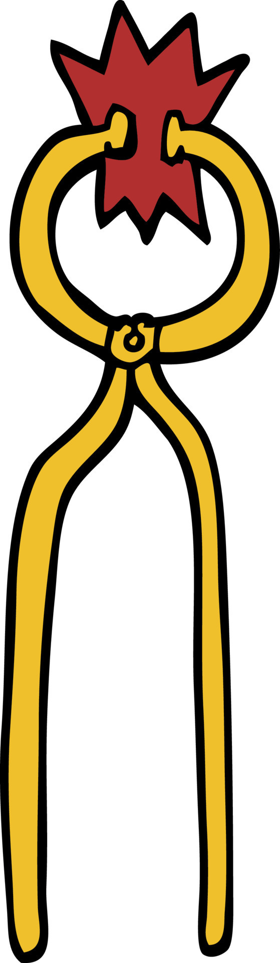 cartoon doodle clamp 12146728 Vector Art at Vecteezy