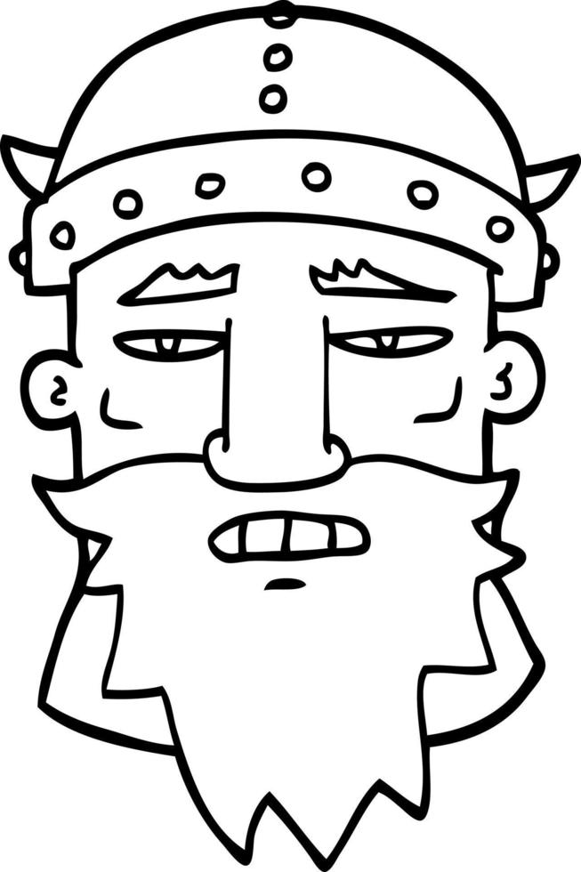 line drawing cartoon angry warrior 12146815 Vector Art at Vecteezy
