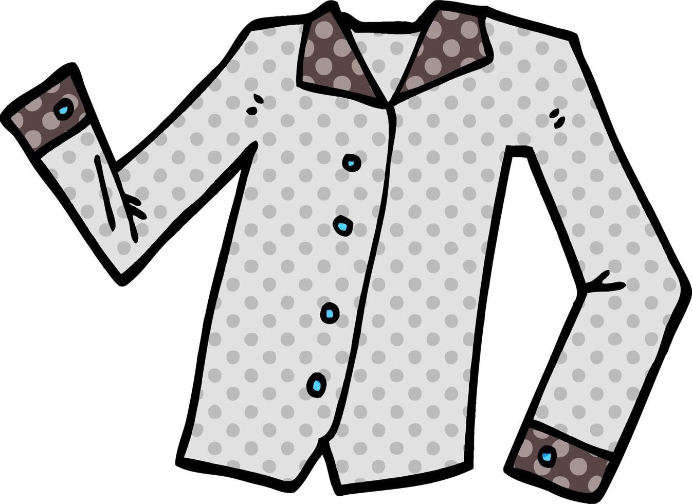 cartoon doodle work shirt vector