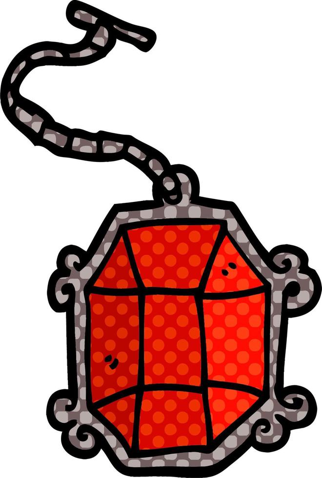 cartoon doodle ruby pendant vector