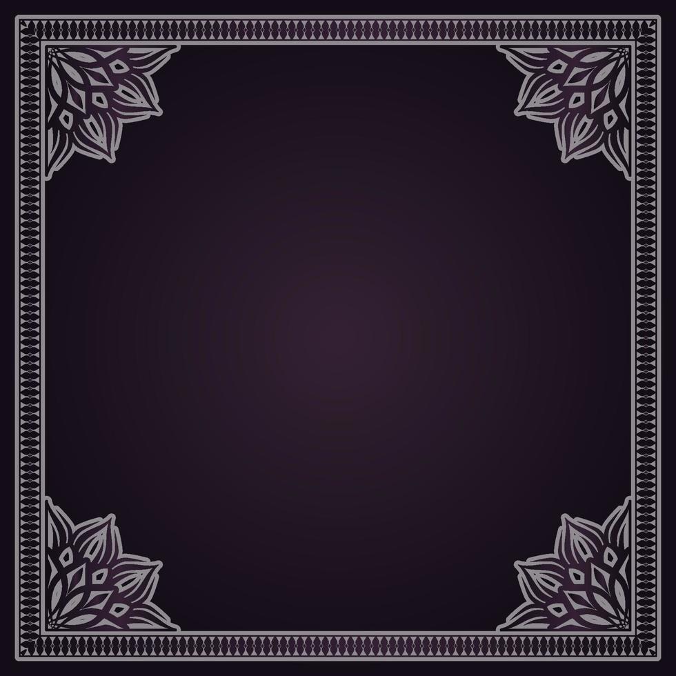 vintage frame  classic decoration  antique carving vector