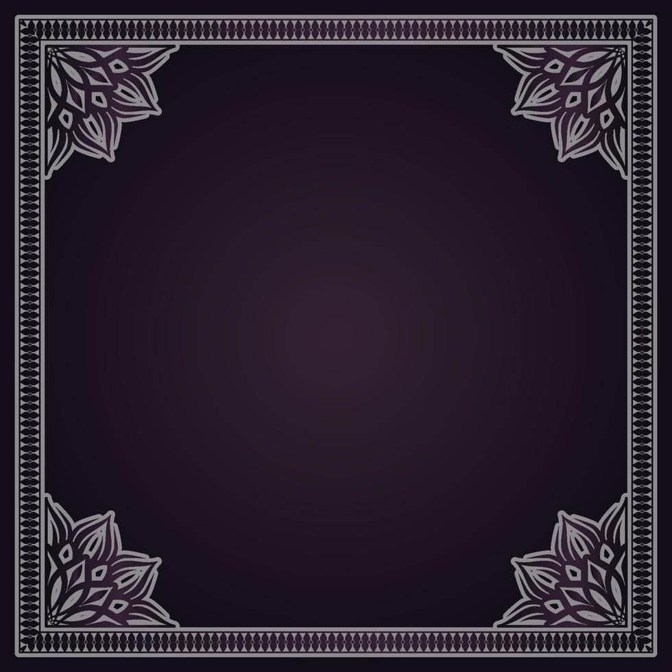 vintage frame  classic decoration  antique carving vector