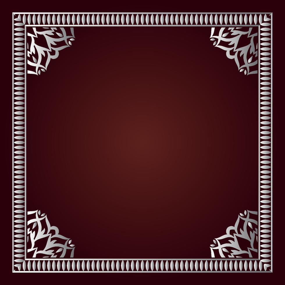 vintage frame  classic decoration  antique carving vector