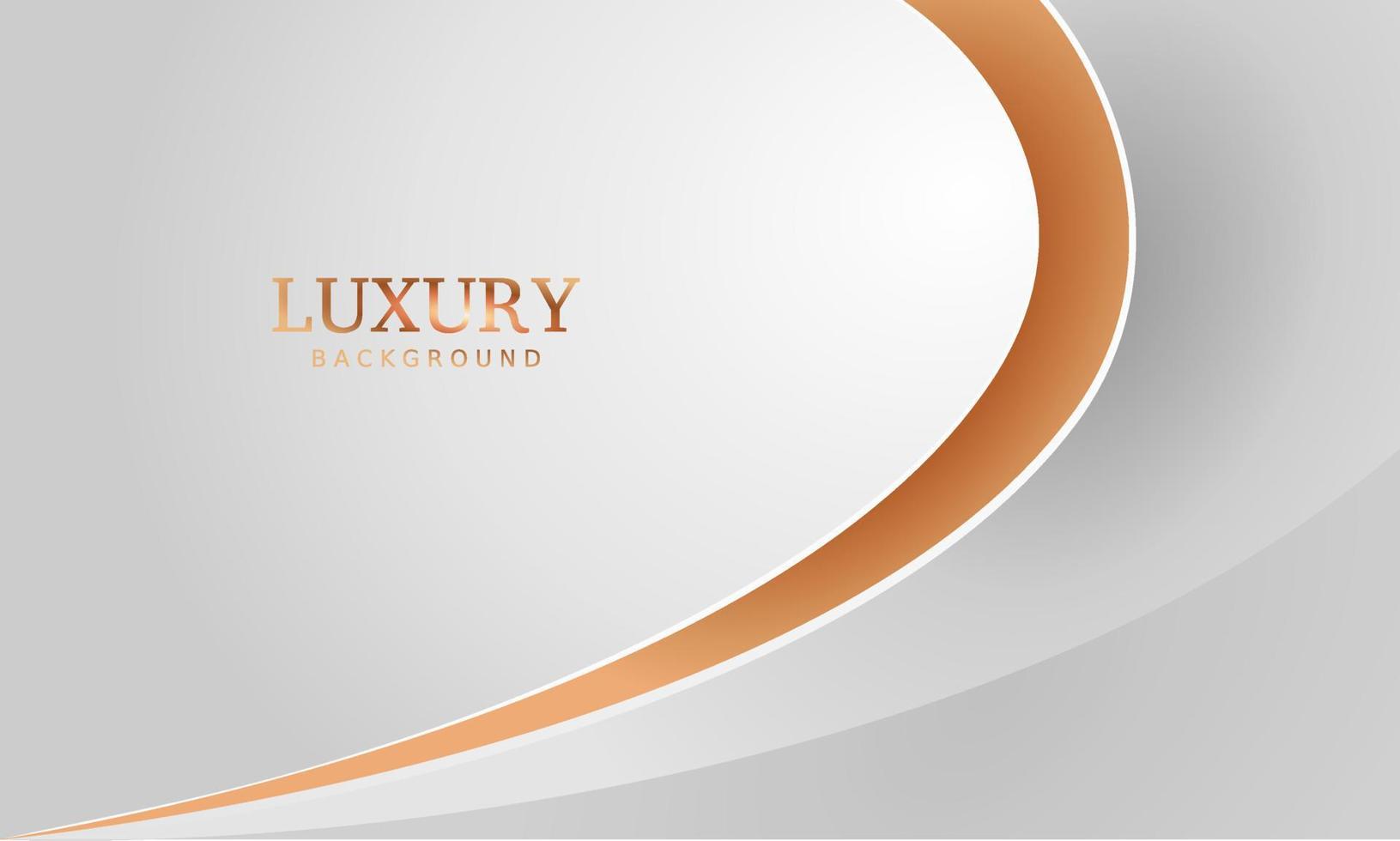 white luxury premium background and gold line. vector