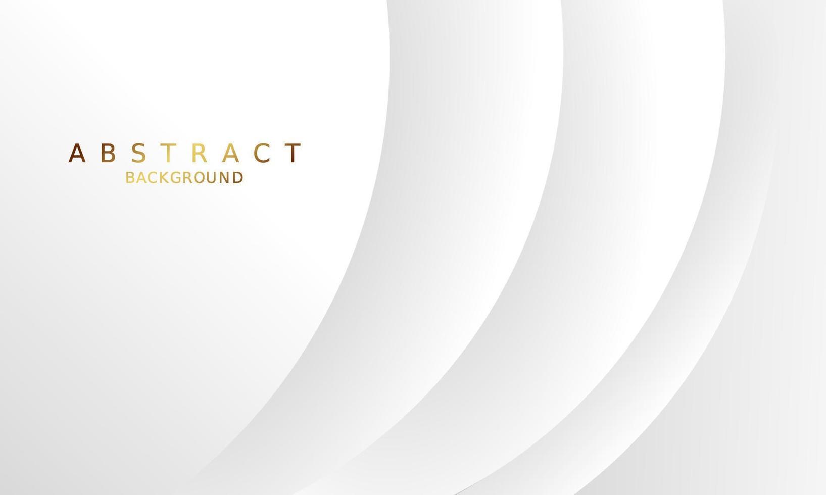 white luxury premium background and gold line. vector
