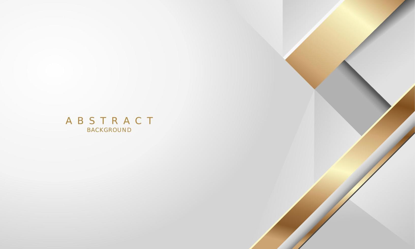 white luxury premium background and gold line. vector