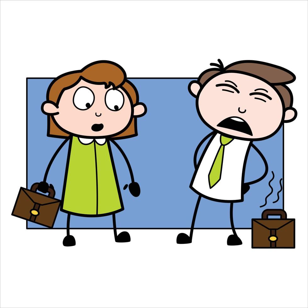 young businessman cartoon character asset vector