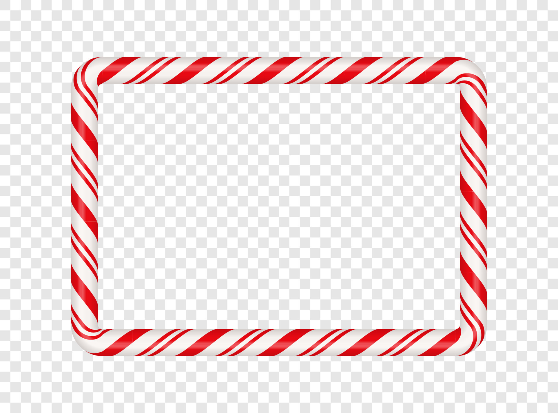 Red and White Candy Cane Striped Nail Design - wide 1