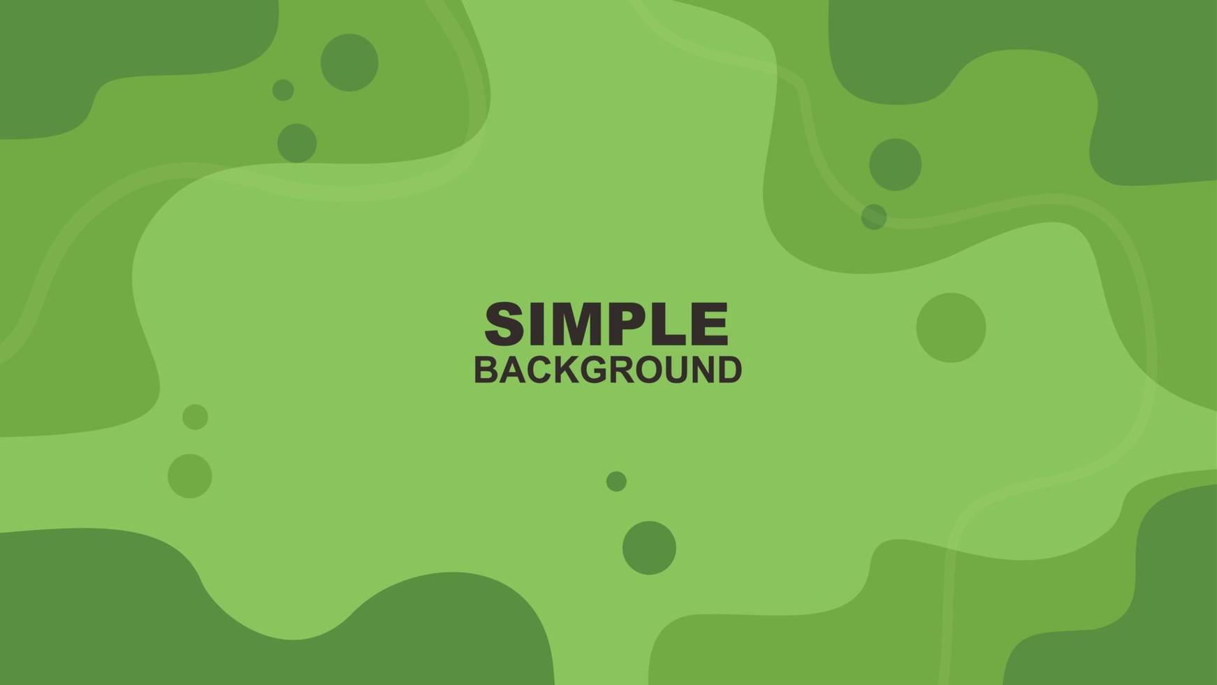 Resumen simple ondulado que fluye fondo verde suave ilustración vectorial EPS10 vector