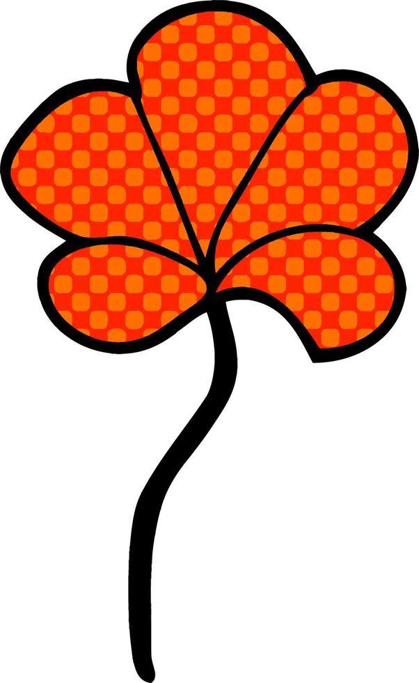 cartoon doodle flower vector