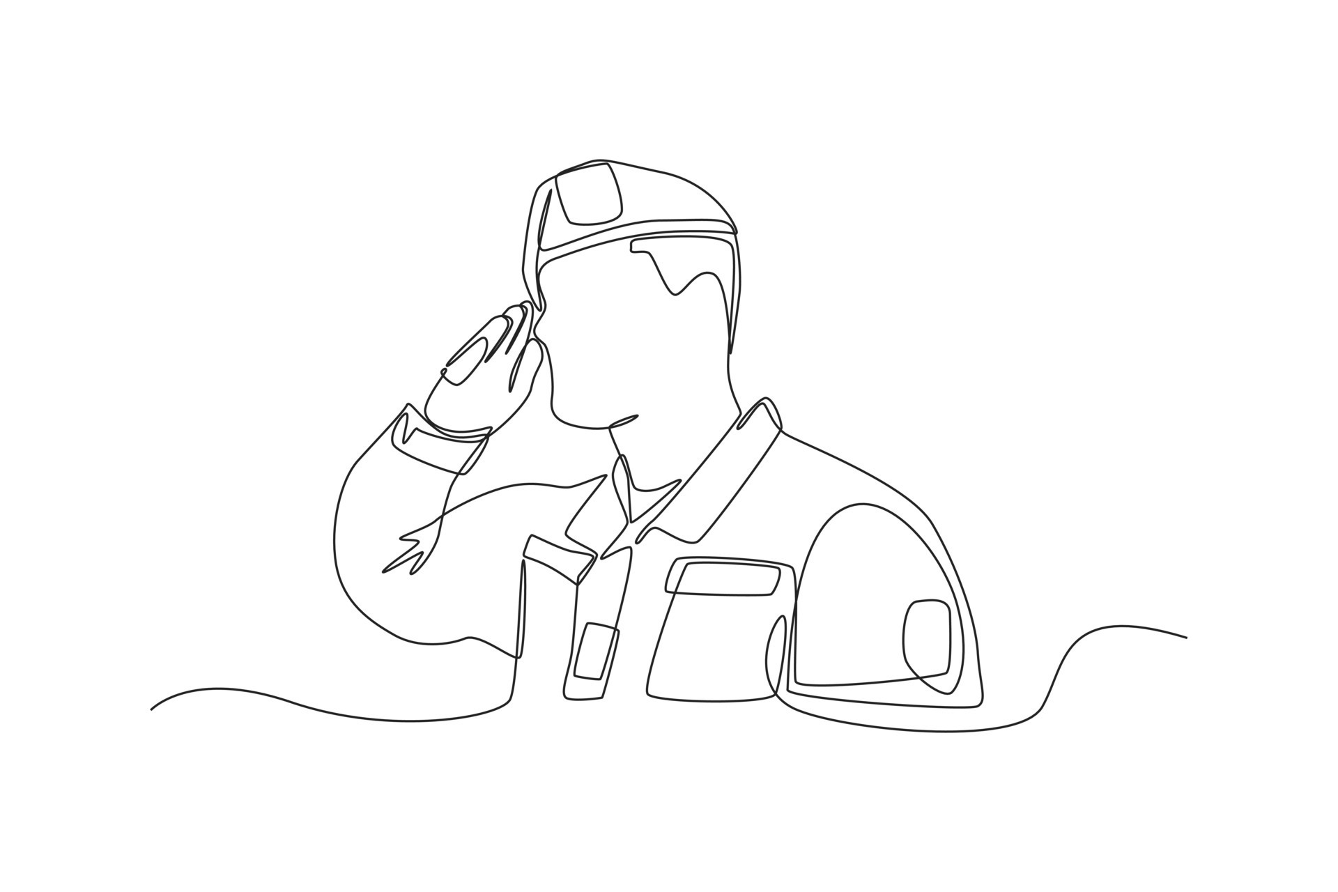 110 Drawing Of Military Salute Illustrations RoyaltyFree Vector Graphics   Clip Art  iStock