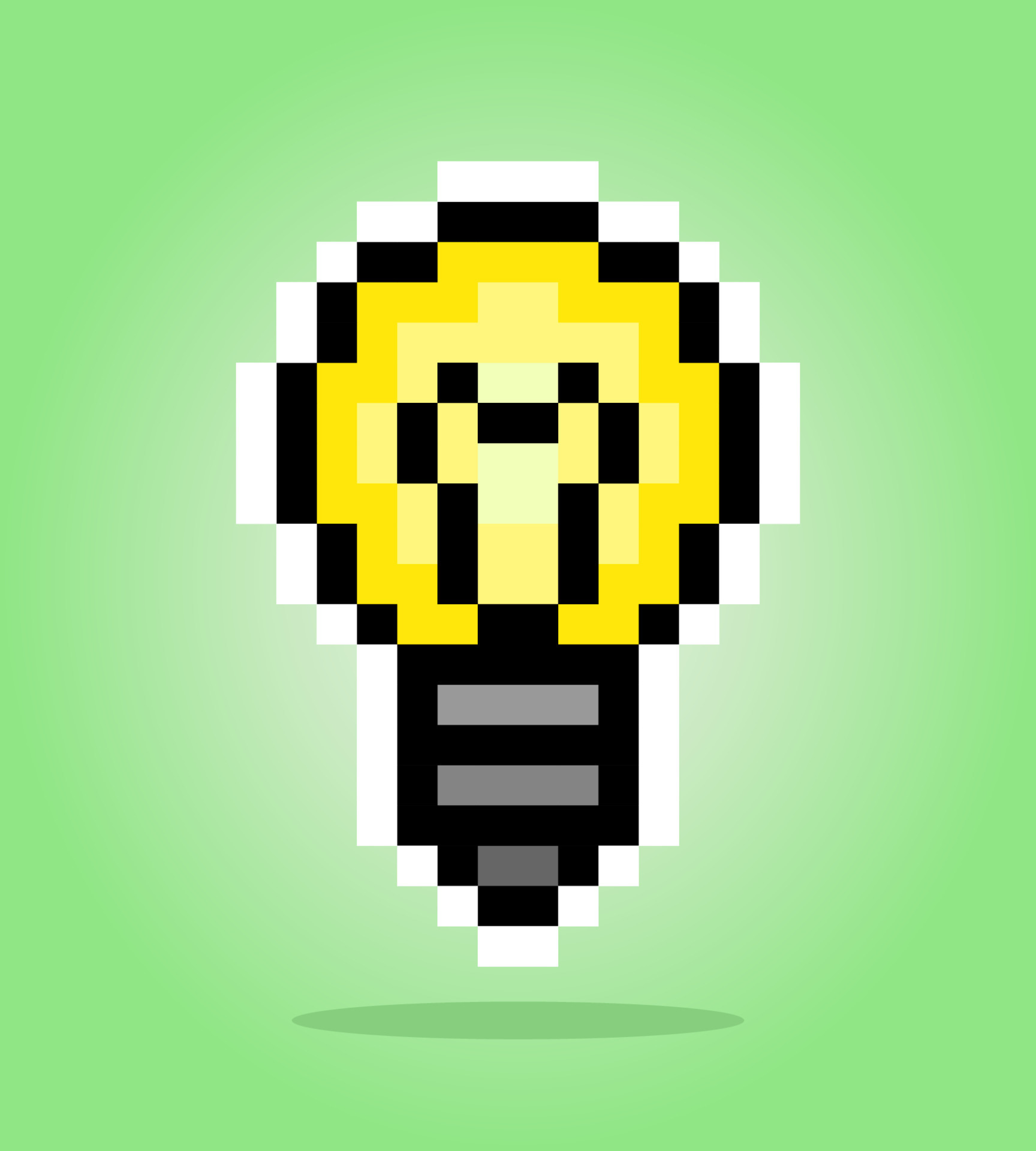 8 Bit Pixel Light Bulb Game Asset Object In Vector Illustration 8-bit-pixel-light-bulb-game-asset-object-in-vector-illustration