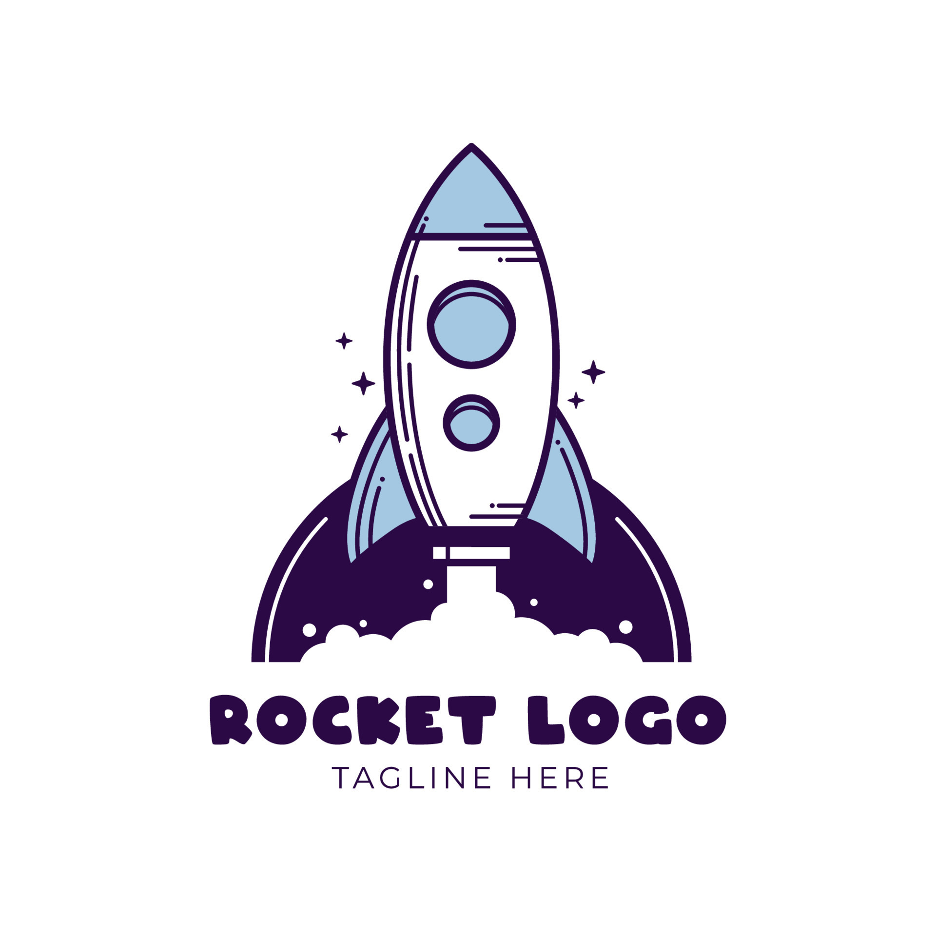 rocket logo design for company or any purpose 12148950 Vector Art at