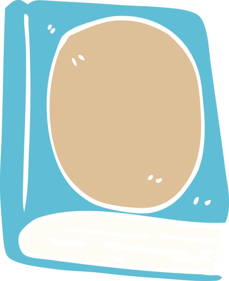 cartoon doodle reading book vector