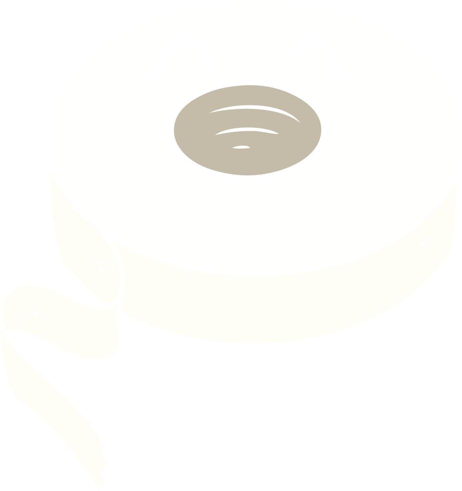 flat color style cartoon tape vector