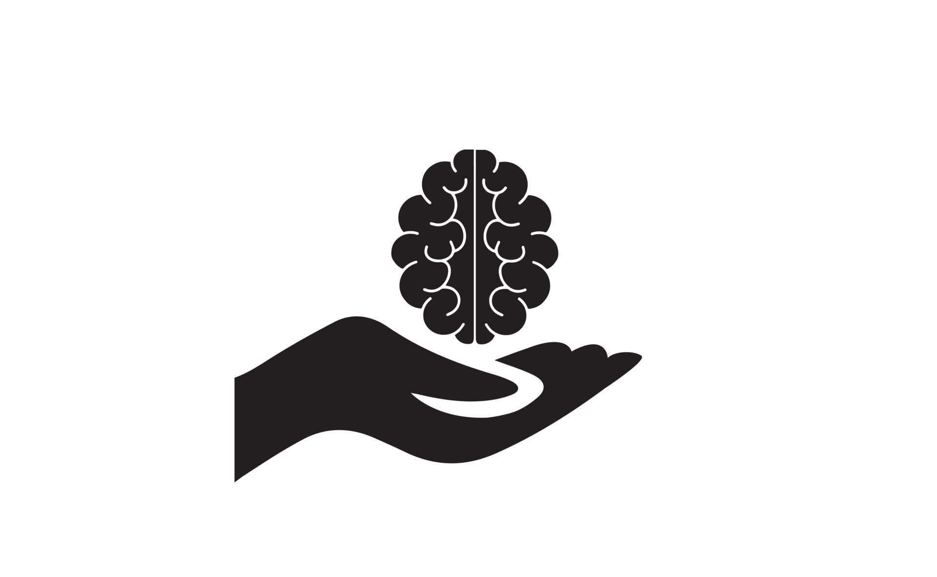 vector de mano y cerebro 12149178 Vector en Vecteezy