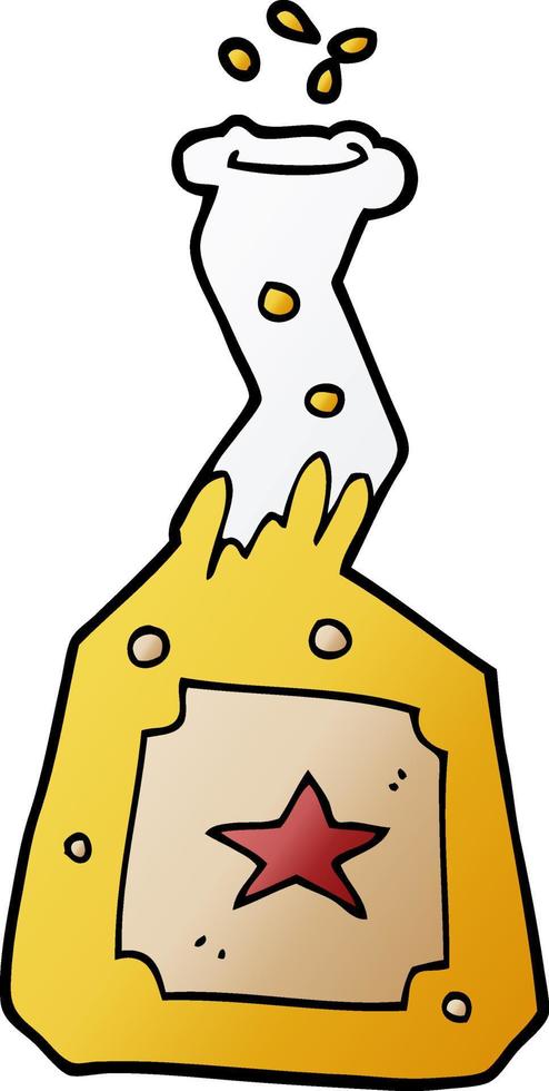 cartoon doodle experiment potions vector