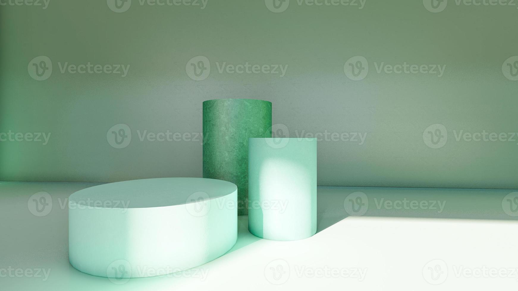 podium, product stand. mock up on a pink background texture background Ideal backdrop for product presentations photo
