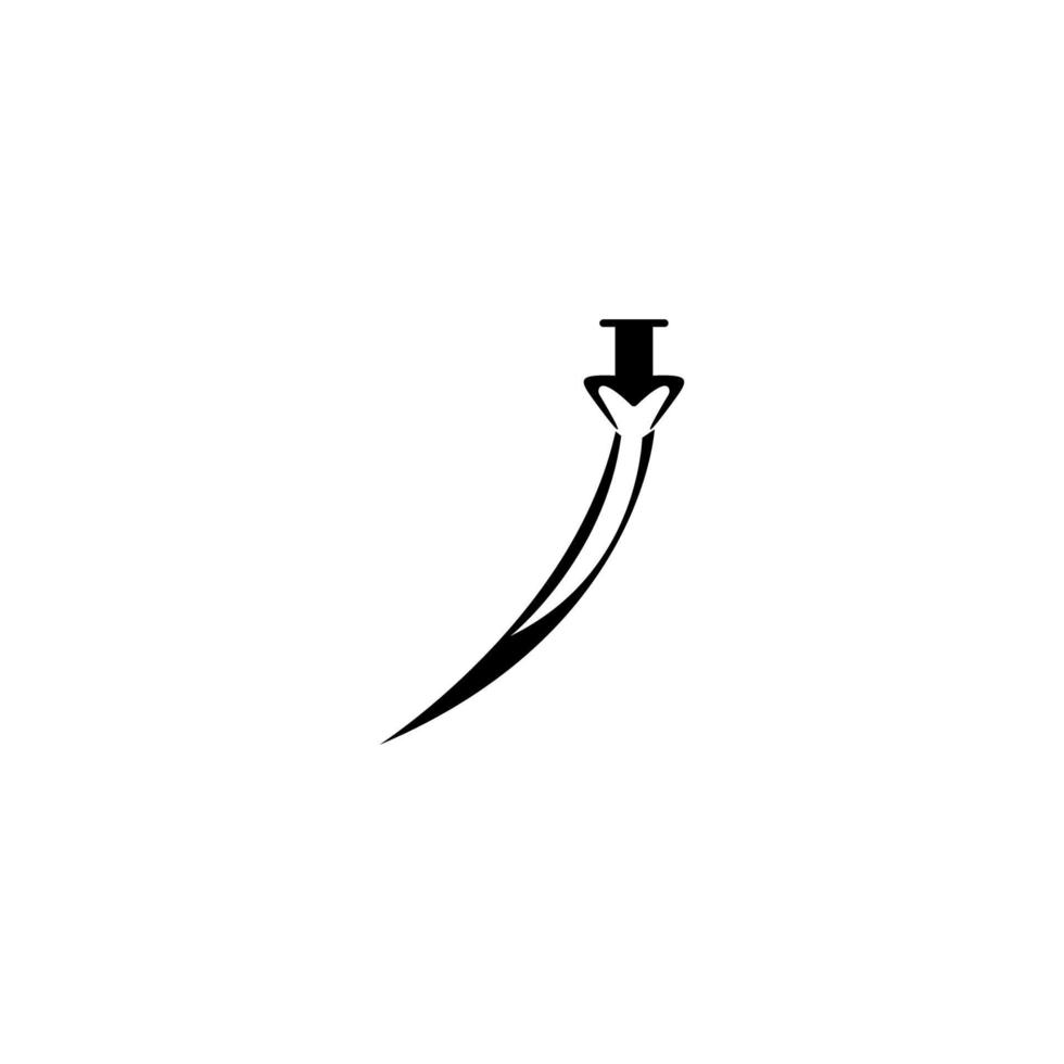 sword vector illustration image icon symbol