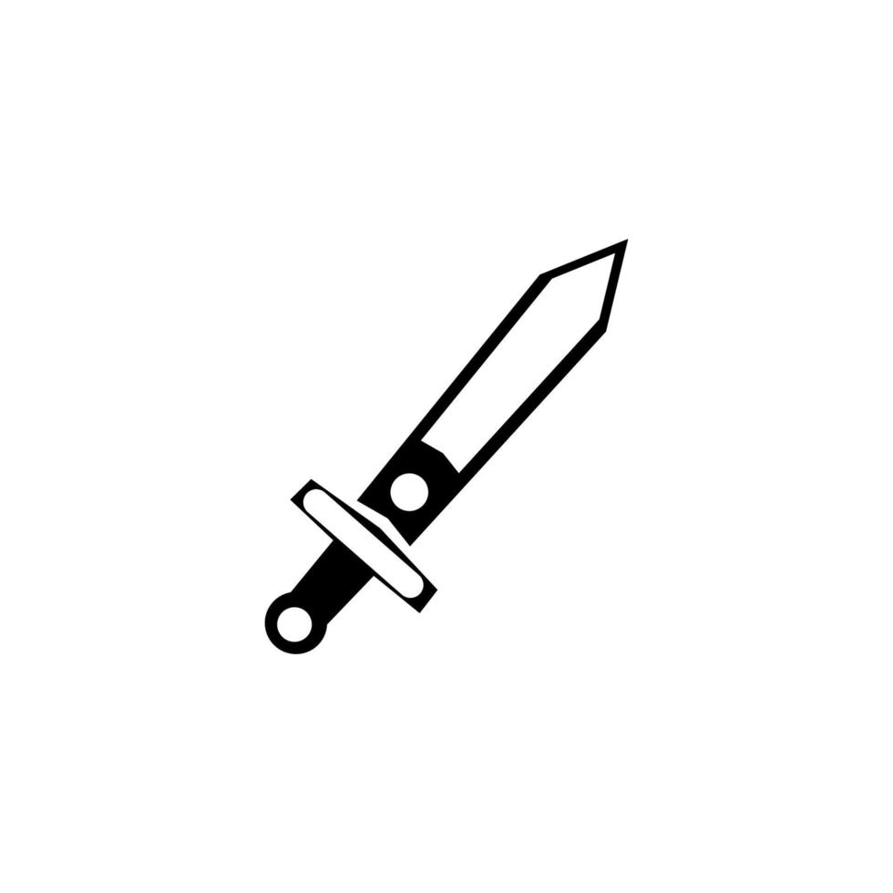 sword vector illustration image icon symbol