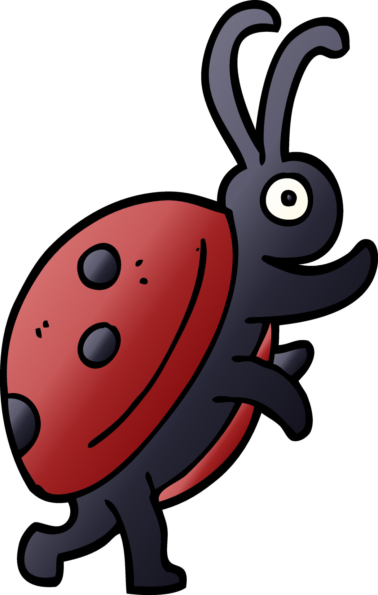 cartoon doodle ladybug 12150620 Vector Art at Vecteezy