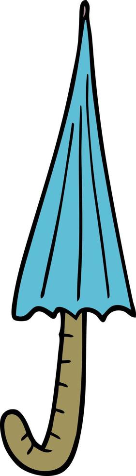 cartoon doodle umbrella vector