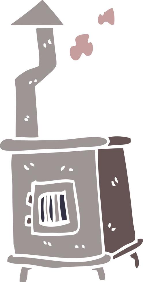 cartoon doodle wood burner vector