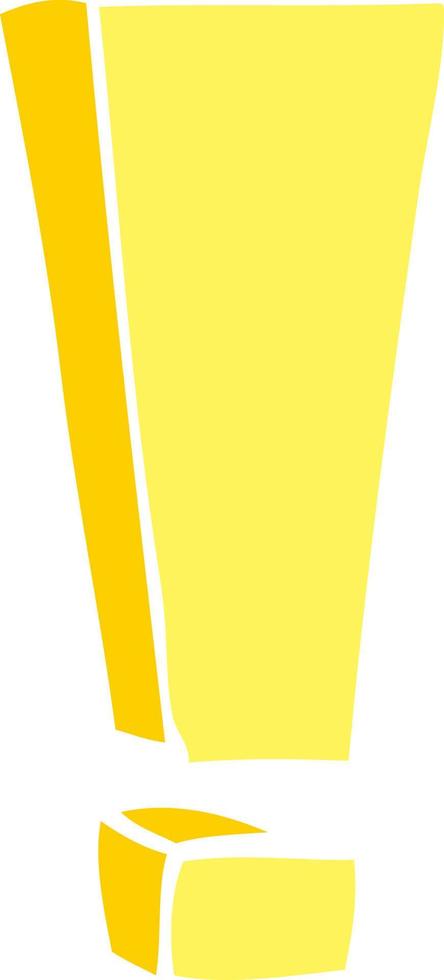 cartoon doodle exclamation vector