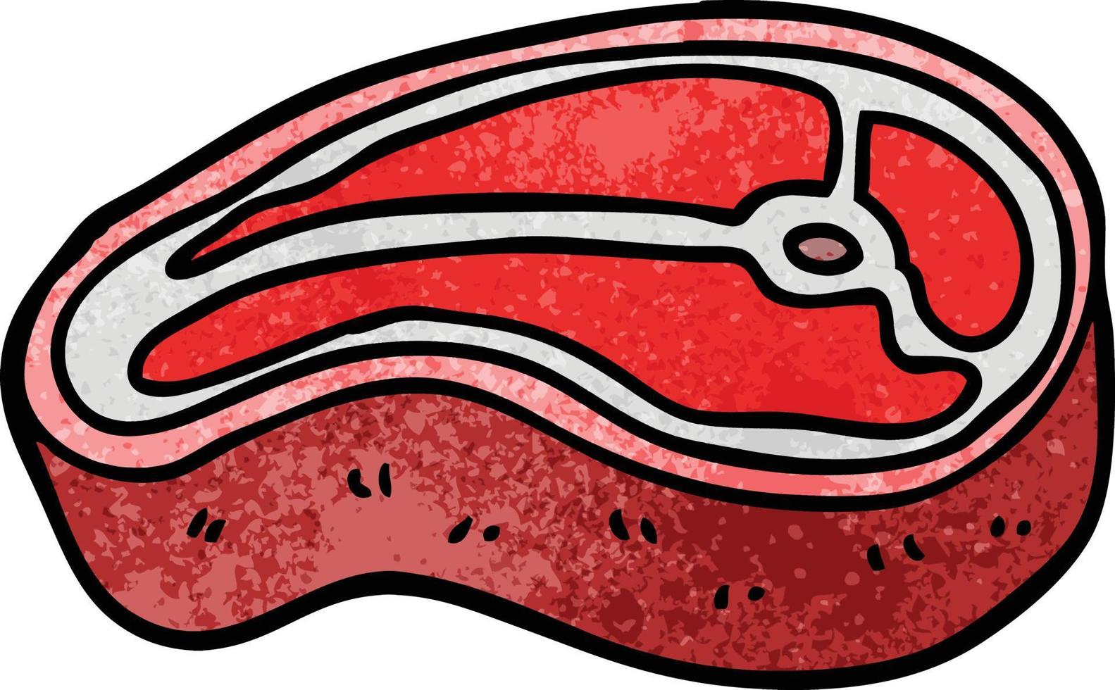 cartoon doodle tasty steak 12151209 Vector Art at Vecteezy