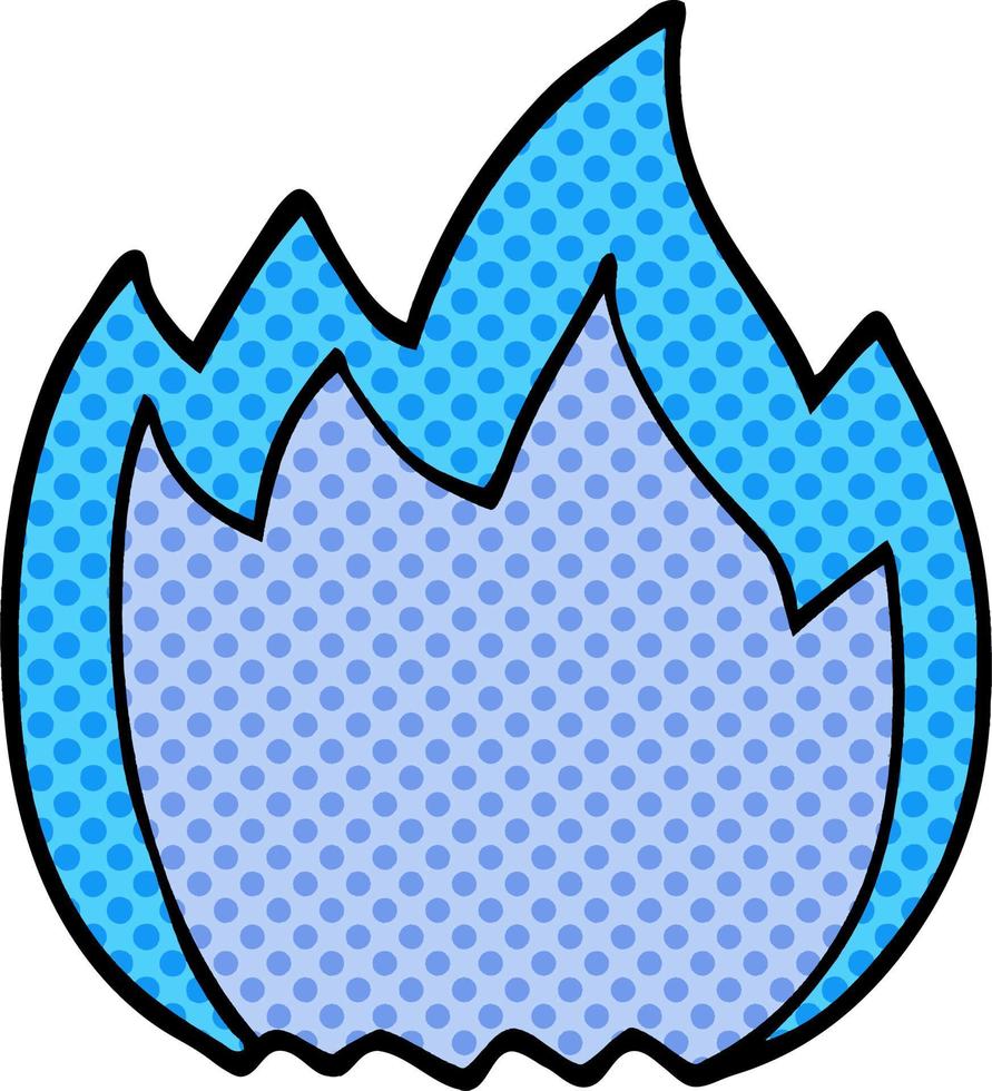 cartoon doodle open flame vector