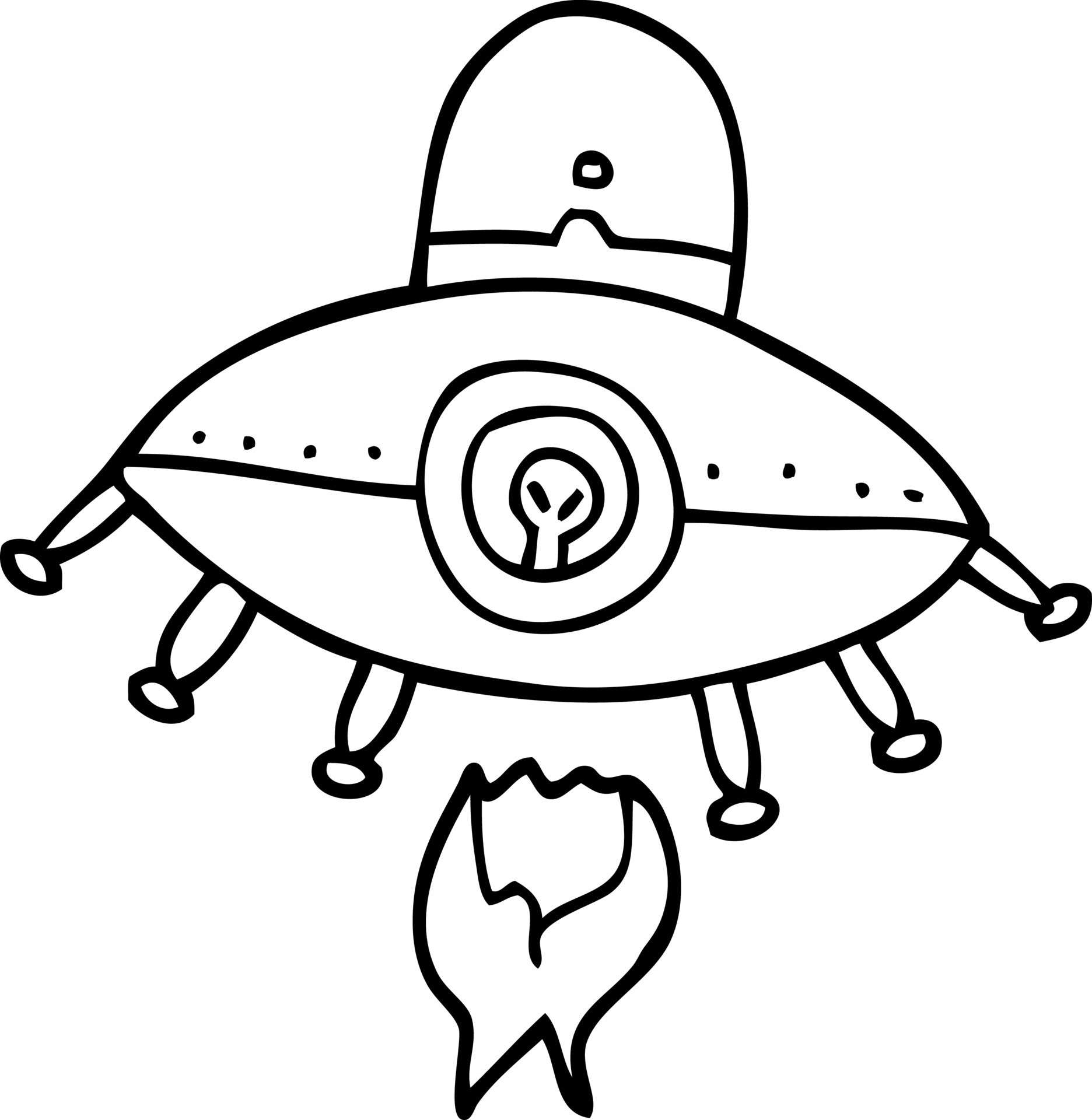 alien space ship clip art