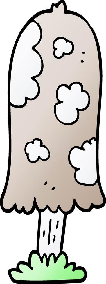 cartoon doodle mushroom vector