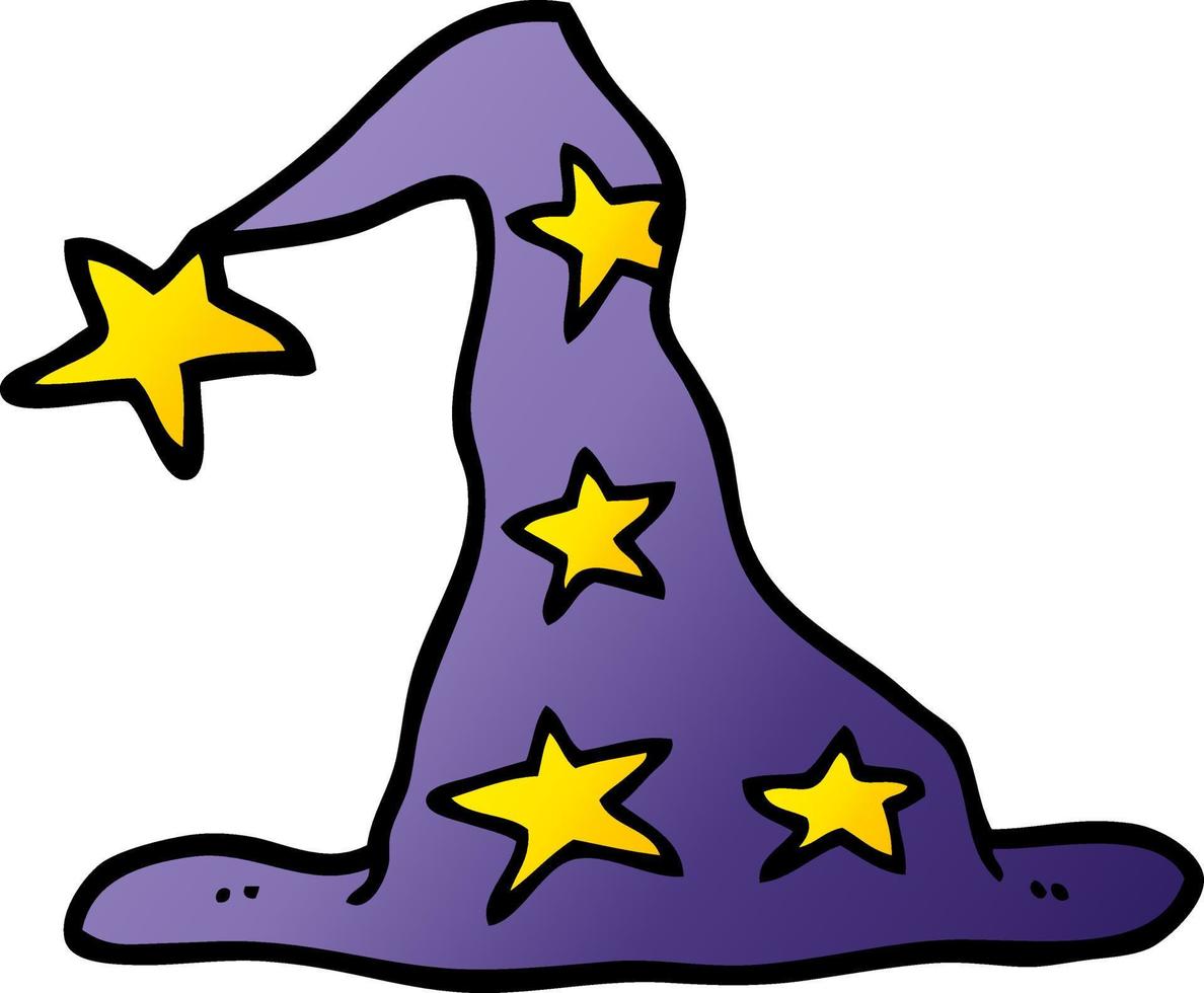 cartoon doodle wizard hat 12153170 Vector Art at Vecteezy
