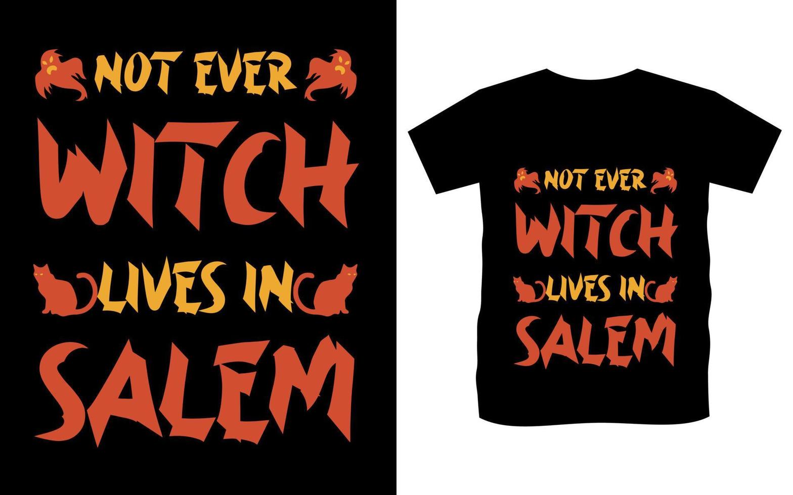 Happy Halloween quote t-shirt template design vector, Halloween typography element retro vintage t-shirts design, Halloween Scary fashion design for high-quality typography illustration shirt design vector