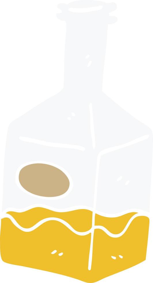 cartoon doodle drink in decanter vector