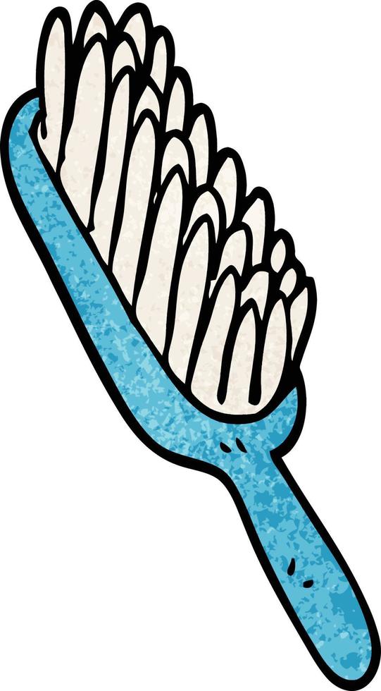 cartoon doodle hair brush 12153700 Vector Art at Vecteezy