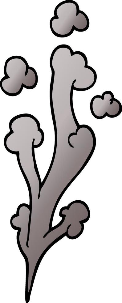 cartoon doodle whooshing cloud vector