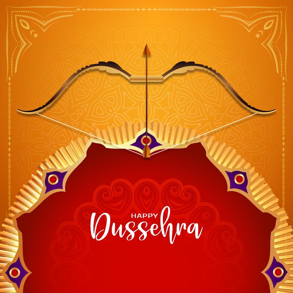 Happy Dussehra cultural festival celebration background design ...